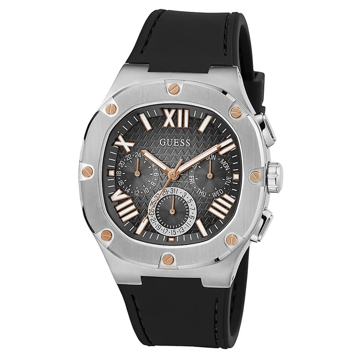 MONTRE GUESS HEADLINE HOMME M.FONCTION SILICONE